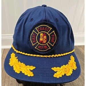 Scrambled Eggs Trucker Hat East Coast Fire WPB West Palm Beach Derby Vintage USA